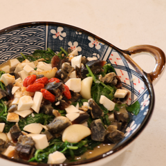 Pea Shoots in Supreme Broth