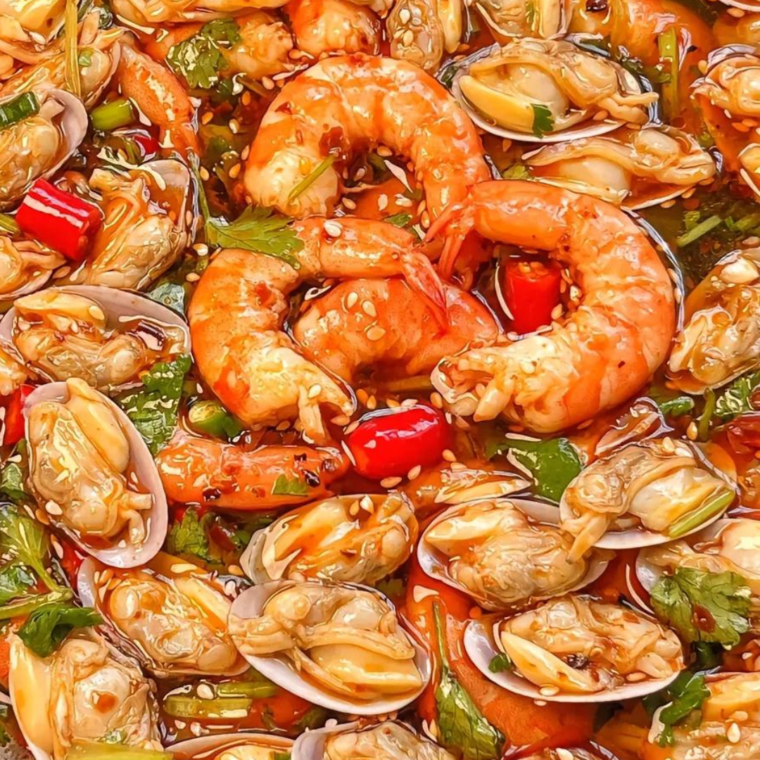 捞汁小海鲜 (Cold Marinated Seafood)
