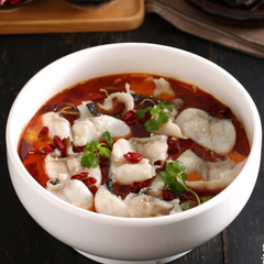 Boiled Spicy Black Fish Slices