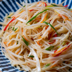 土豆毛豆辣椒炒菜