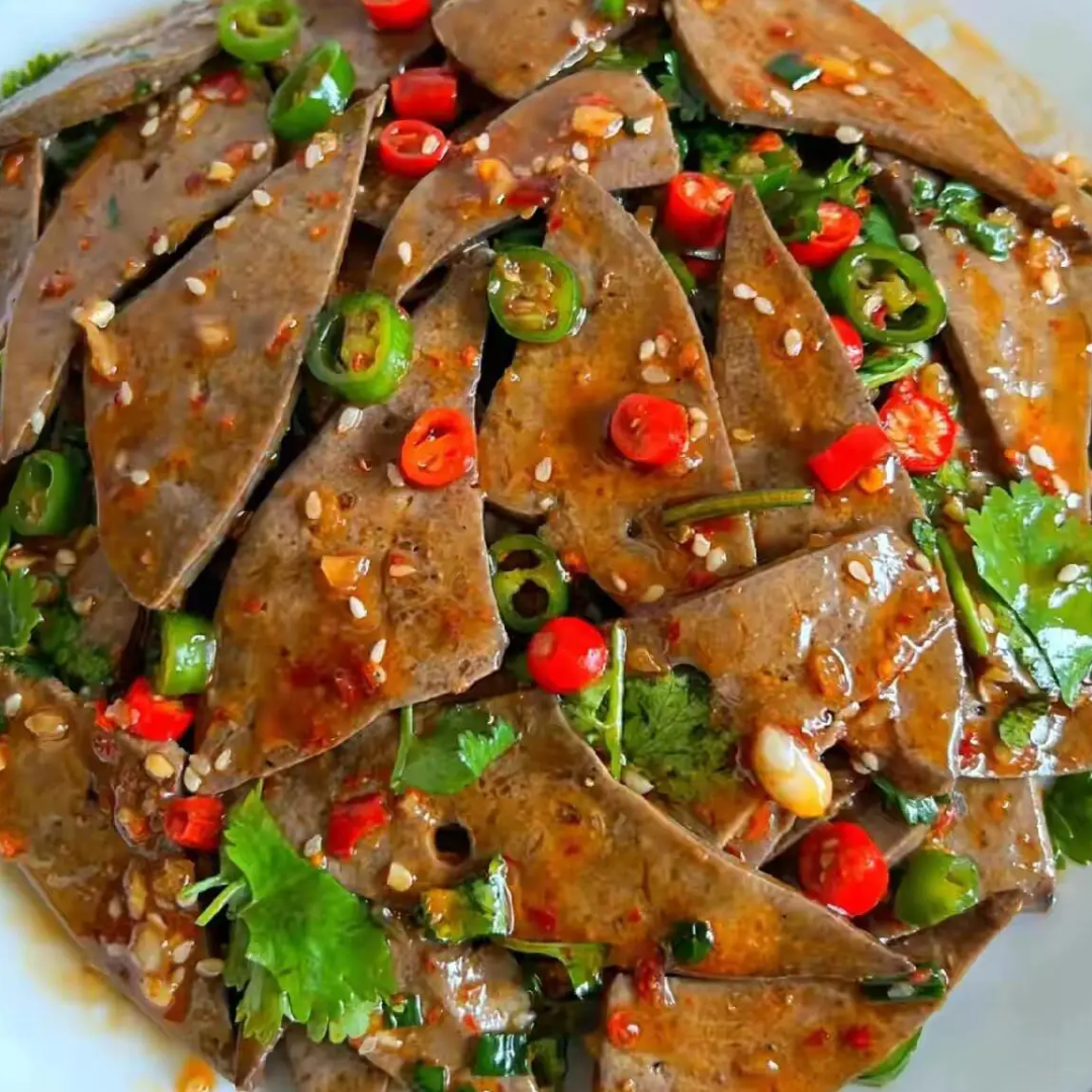 捞汁猪肝 (Cold Pig Liver with Soy Sauce Dressing)-S1
