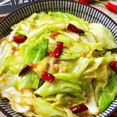 Braised Vegetarian Chicken with Cabbage