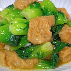 青菜面筋（小麦面筋配绿色蔬菜）