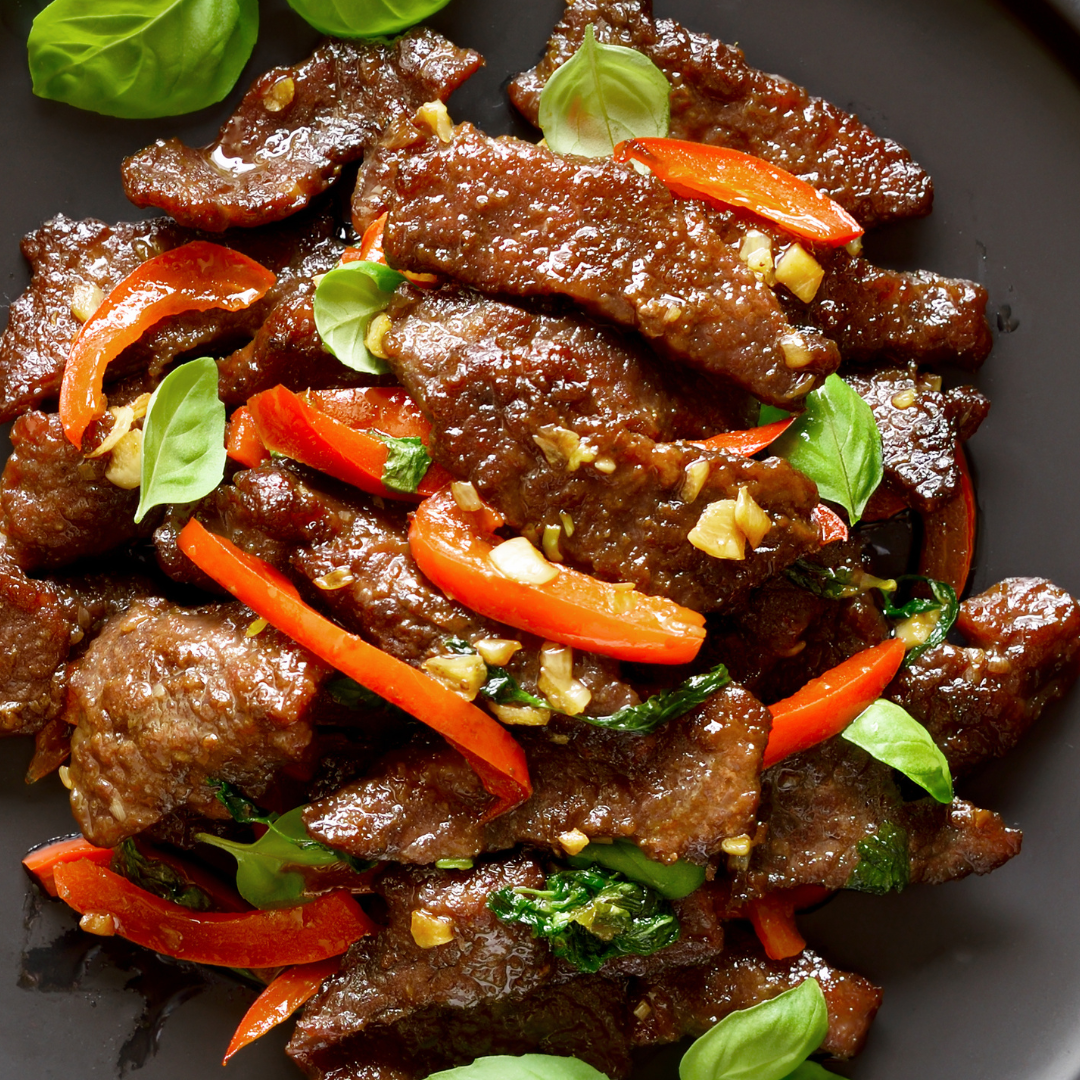 Stir-fried Beef with Green Peppers