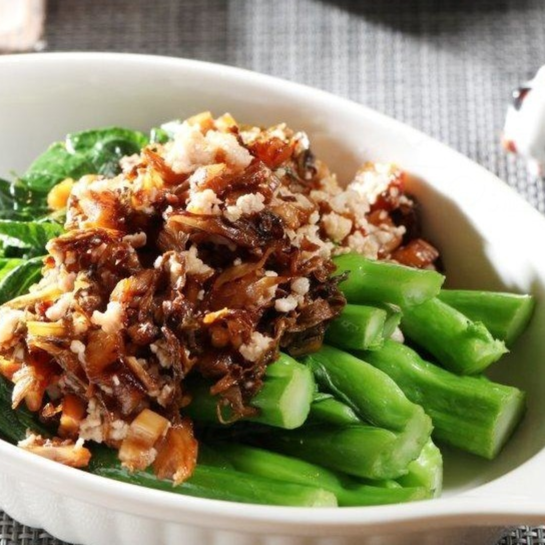 Minced Pork with Choy Sum