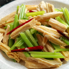 Stir-fried Celery with Dried Beancurd