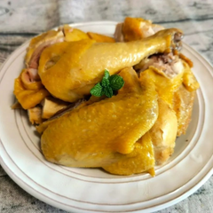 Salt-baked Free-range Chicken