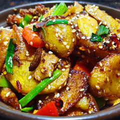 干锅土豆片 (Dry Wok Potato Slices)