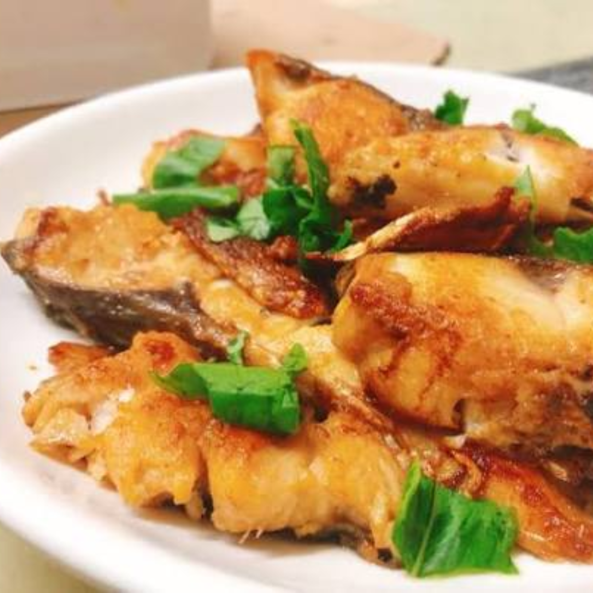 煎封无骨盲槽鱼 Pan-Seared Boneless Barramundi