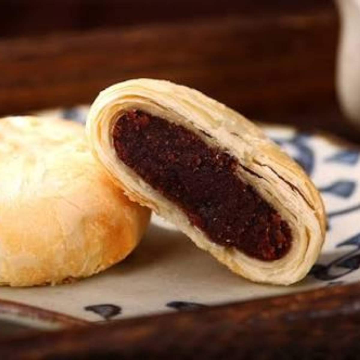 豆沙月饼 Red Bean Paste Mooncake