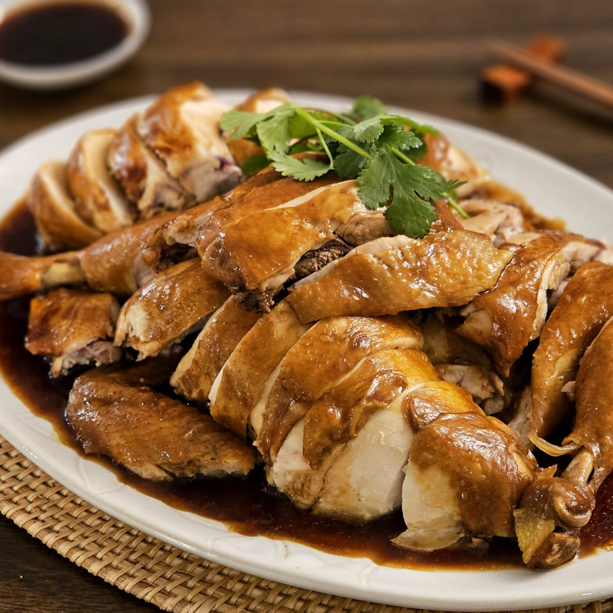豉油鸡 Soy sauce-baked Free-range Chicken