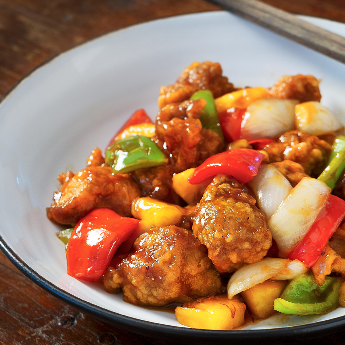 菠萝咕咾肉 Sweet & Sour Pork with Pineapple