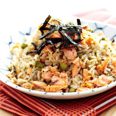 三文鱼海苔蛋炒饭 Salmon&Seaweed egg fried rice